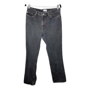 LOFT Ann Taylor Boot Leg Jeans Faded Black 10 Womens